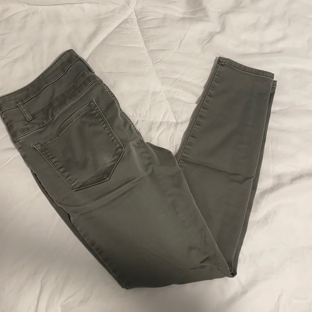 Refuge Green Skinny Pants